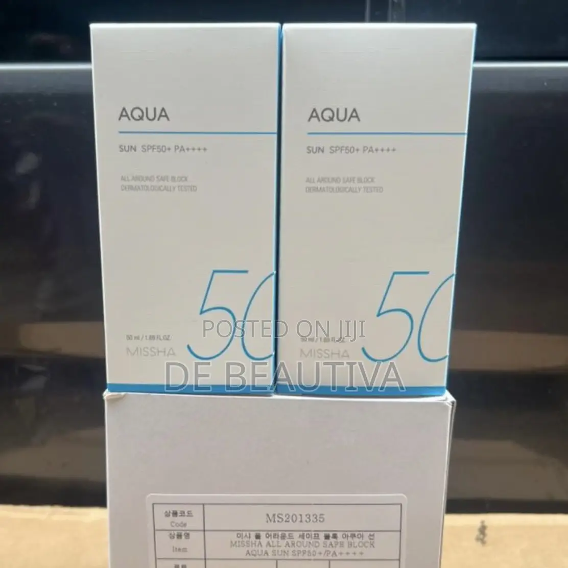 Missha All Around Safe Block Aqua Sun Spf50+ Pa+ (50ml)