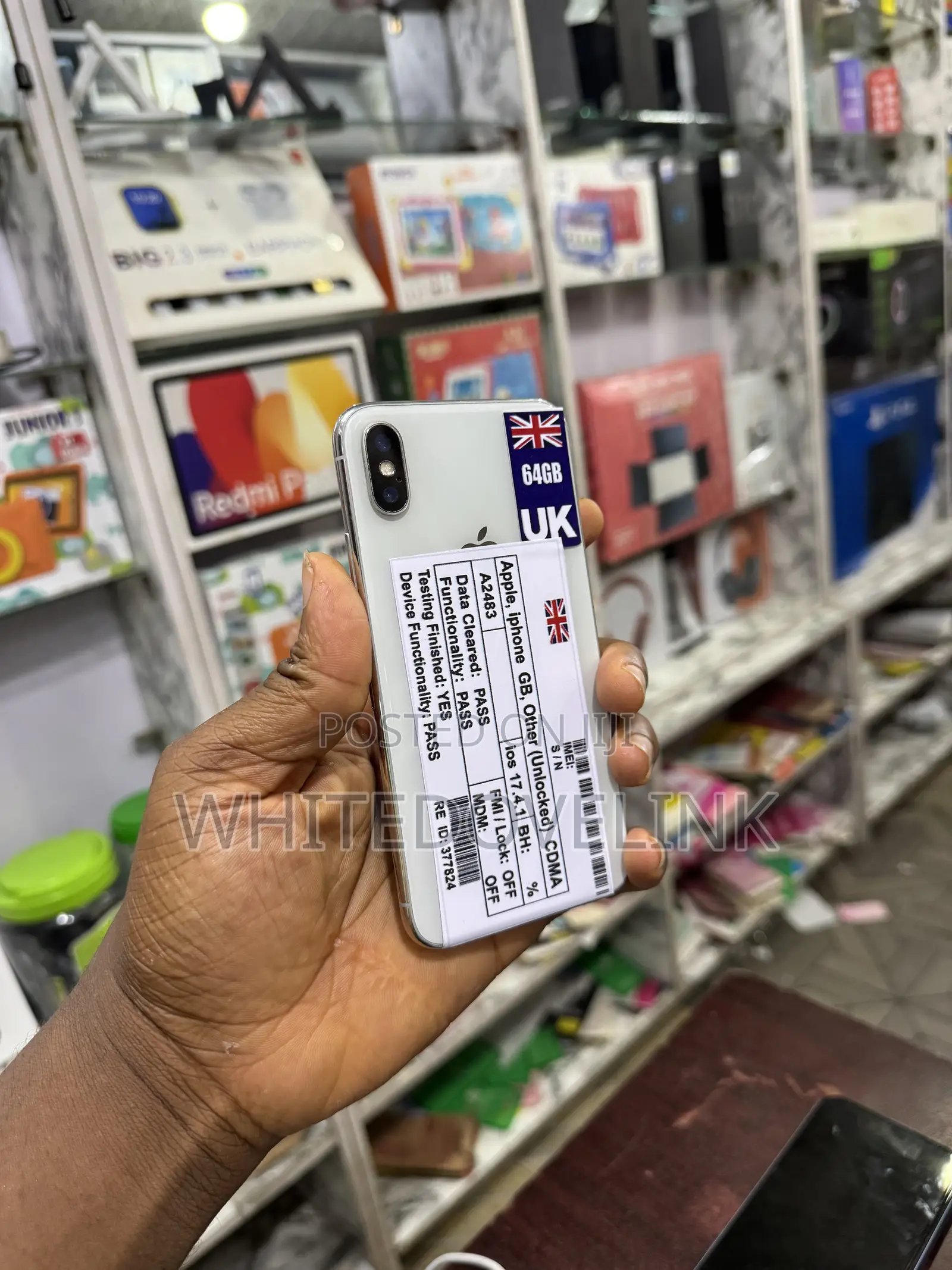 Apple iPhone X 64 GB Silver