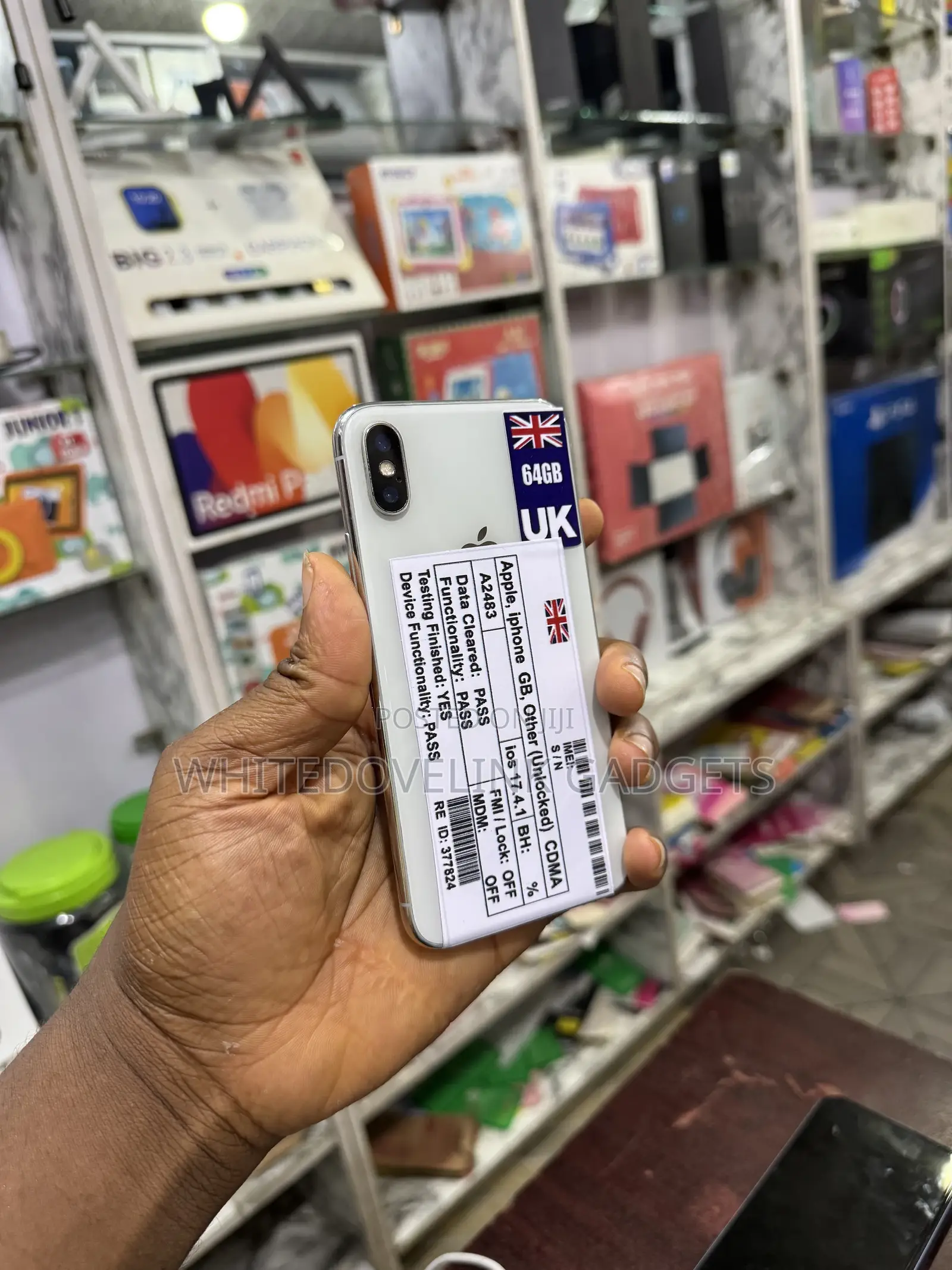 Apple iPhone X 64 GB Silver