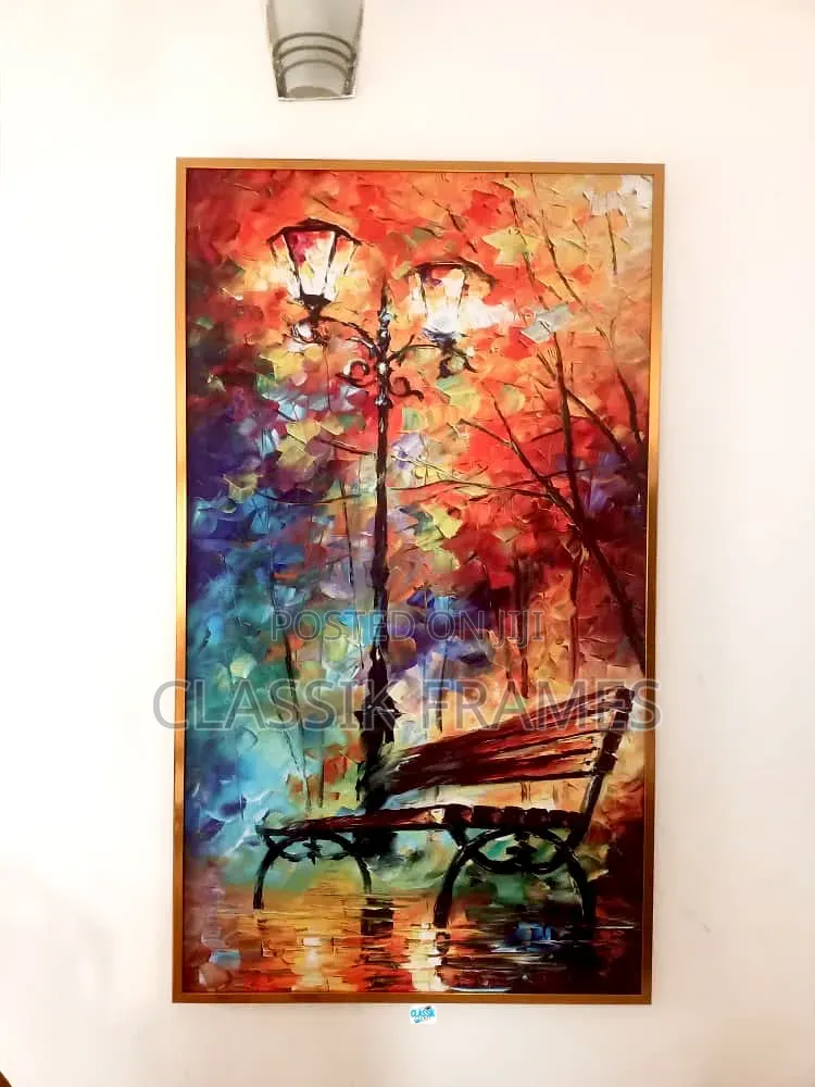 Hd Framed Abstract Daddy Piece Abstract Painting Canvas Wallarts