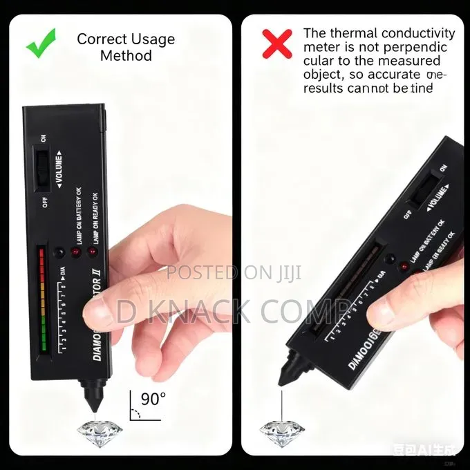 Diamond Testing Pen - Portable Electronic Tester For Gemstones,