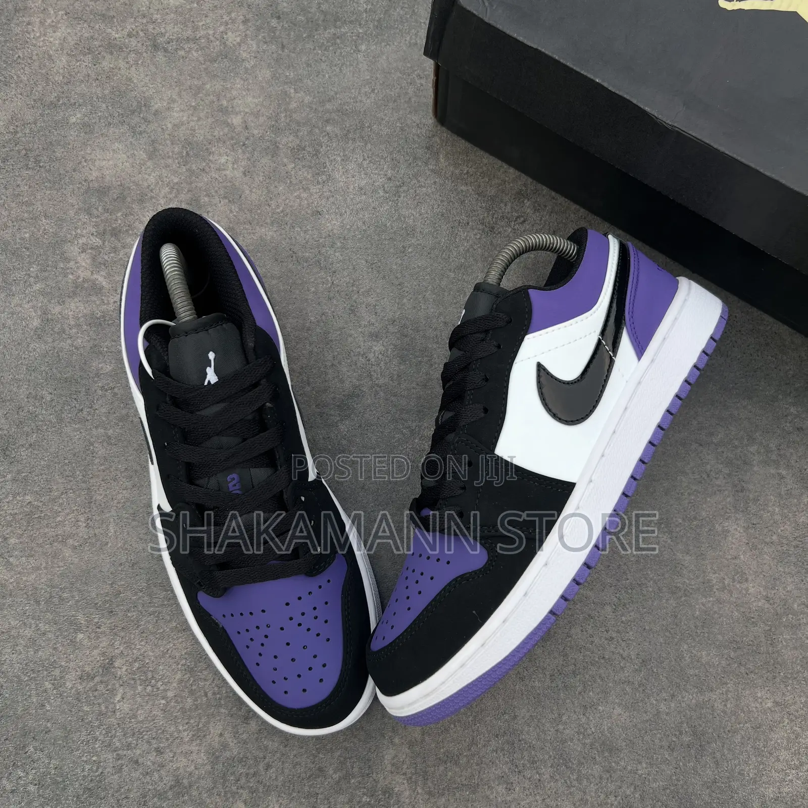 Original Air Jordan 1 Low Purple Court