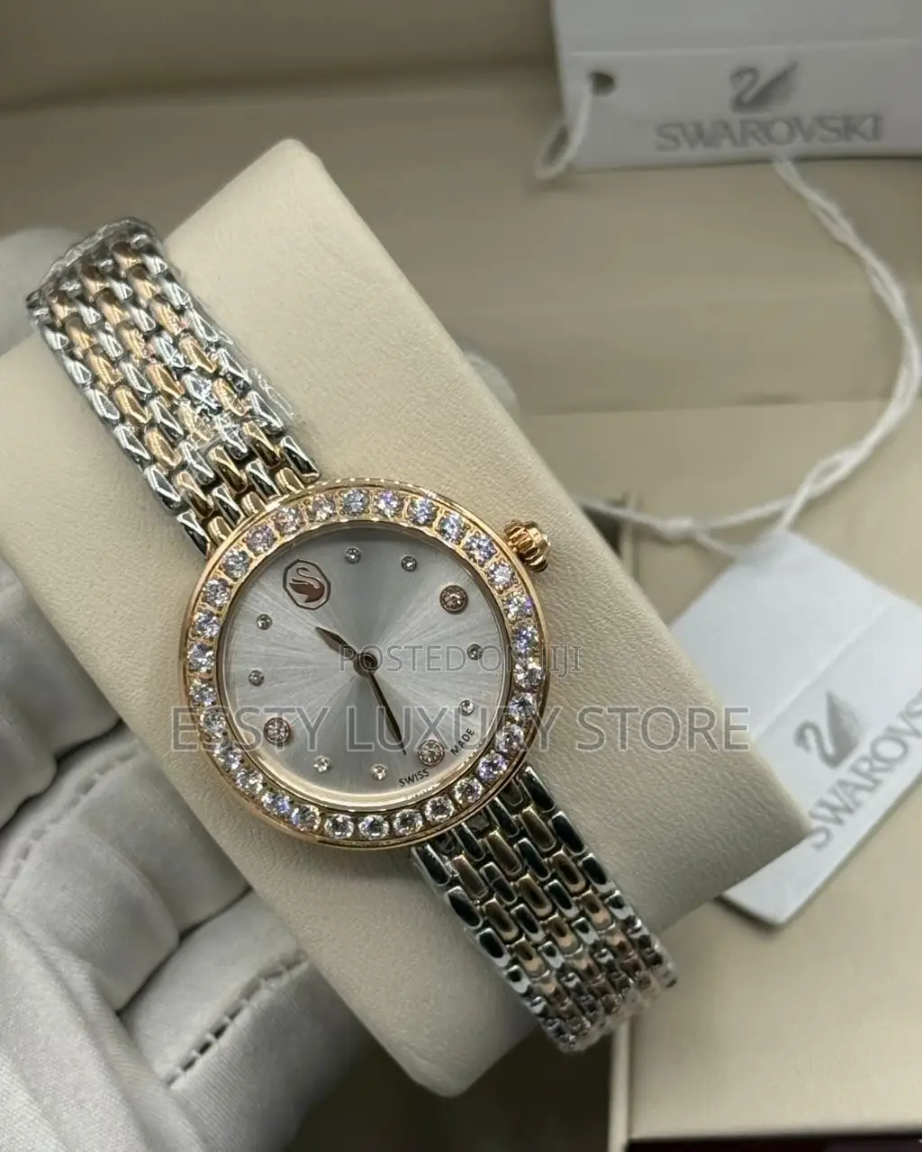 High Quality Luxury Swarovski Chain Wristwatches