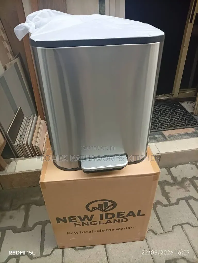 20l Premium Stainless Steel Pedal Bin – Modern, Durable Hygienic!