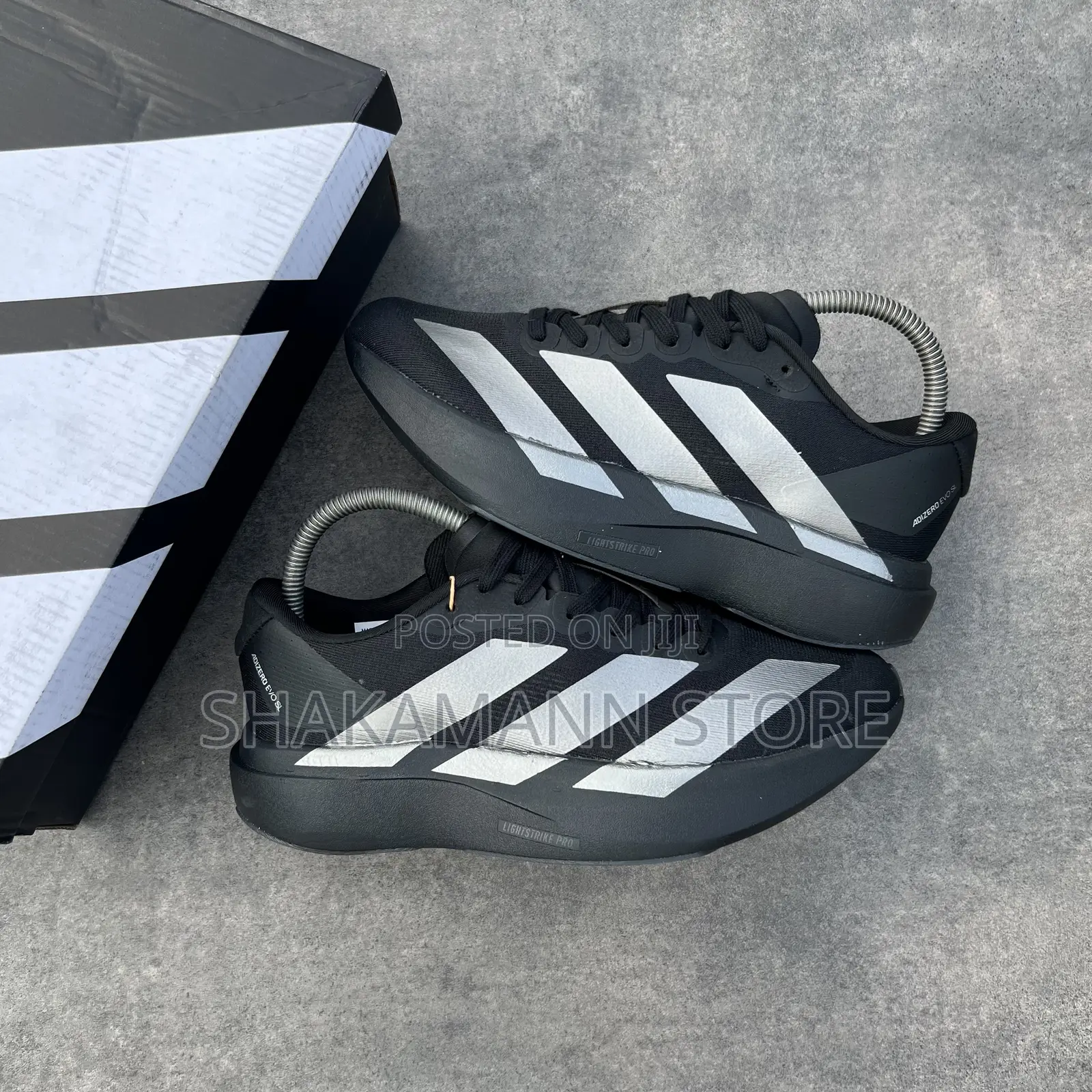Original Adidas Adizero Black and Grey