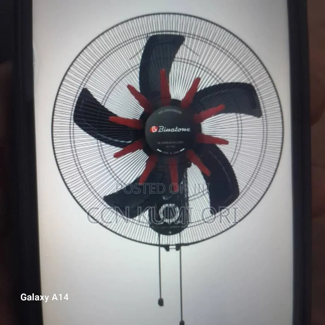 Binatone 18-Inch Wall Fan,5 Speed Blades.