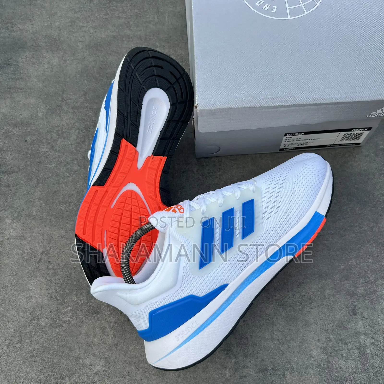 Original Adidas Runner Eq Runner White Blue