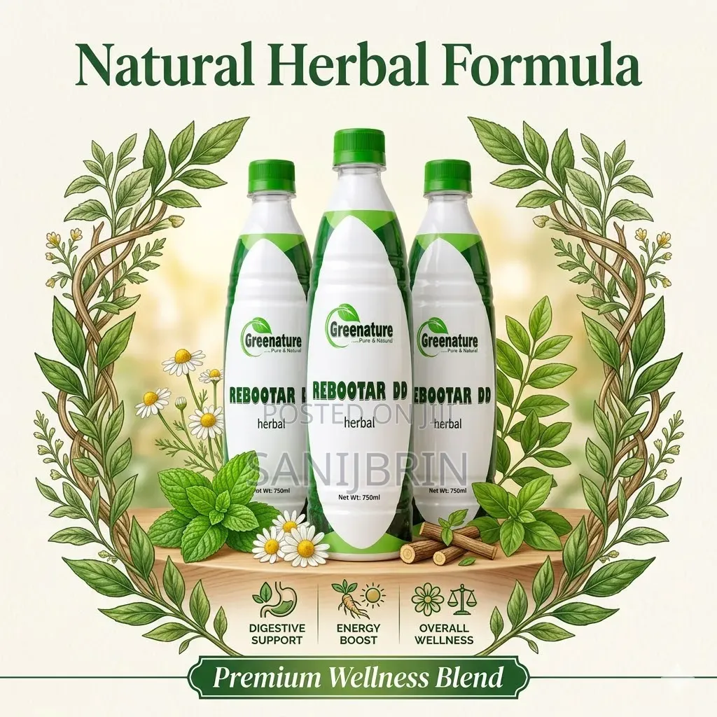 Rebootar Dd Herbal , Blood Sugar, Detox Energy Boostser ×3 Bottles