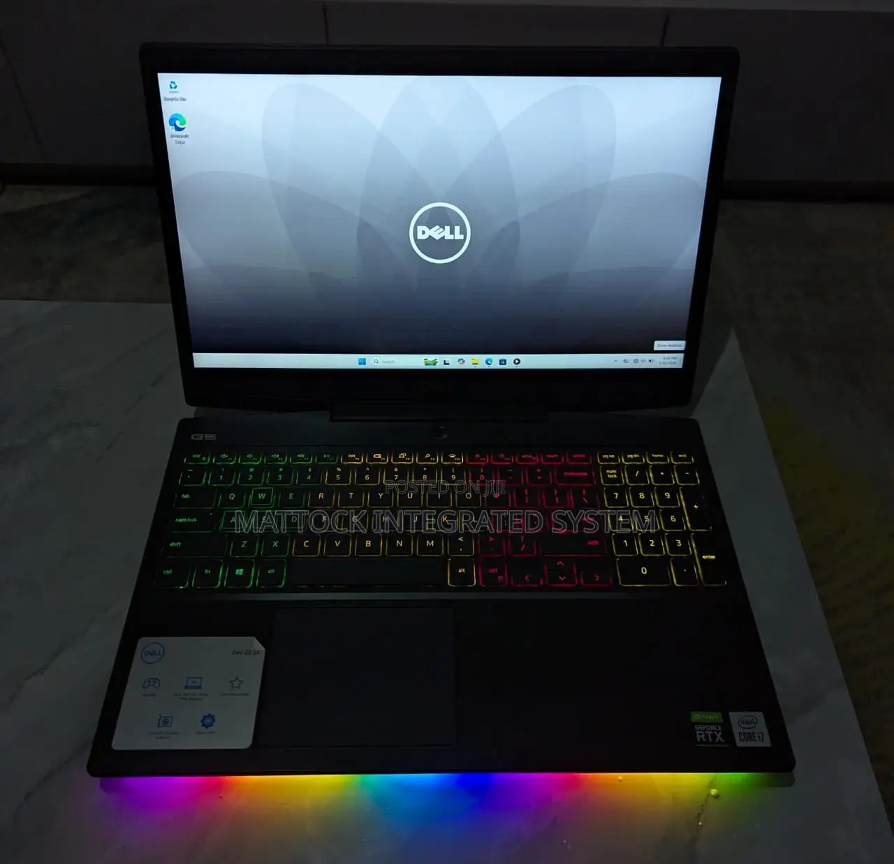 Laptop Dell G5 16GB Intel Core i7 SSD 512GB