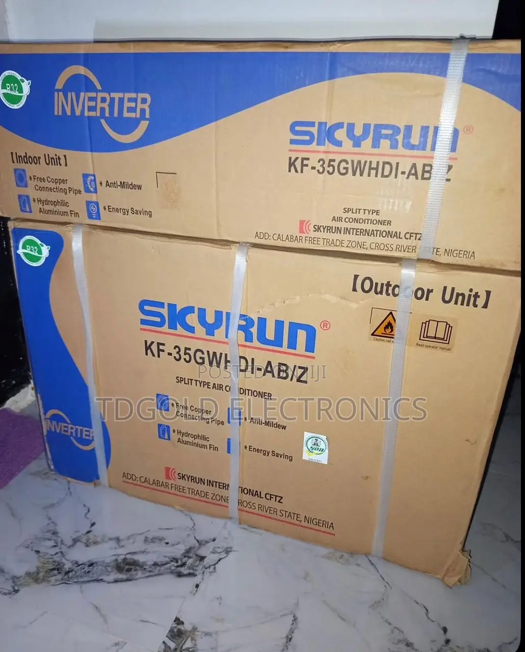 Skyrun 1hp Inveter Ac With Complicit Installation Kit