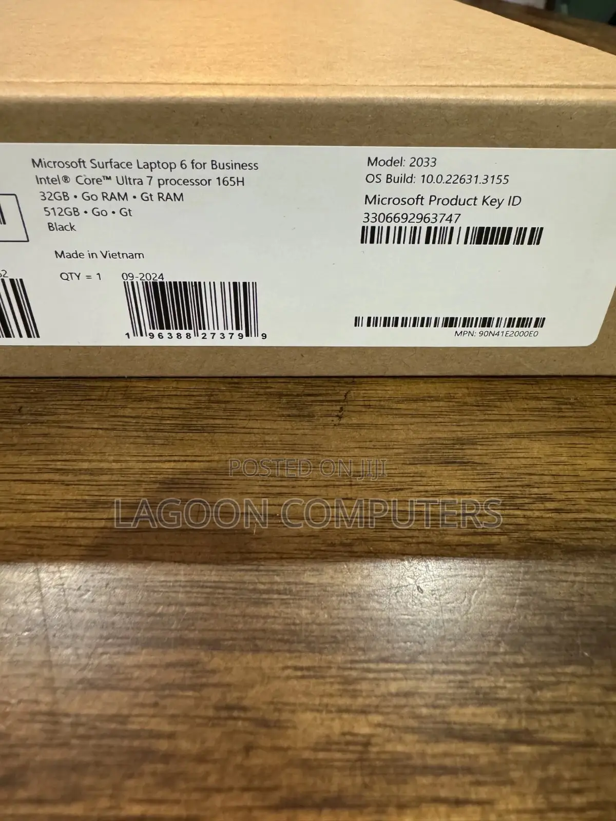 New Laptop Microsoft Surface Laptop 6 32GB Intel Core i7 SSD 512GB