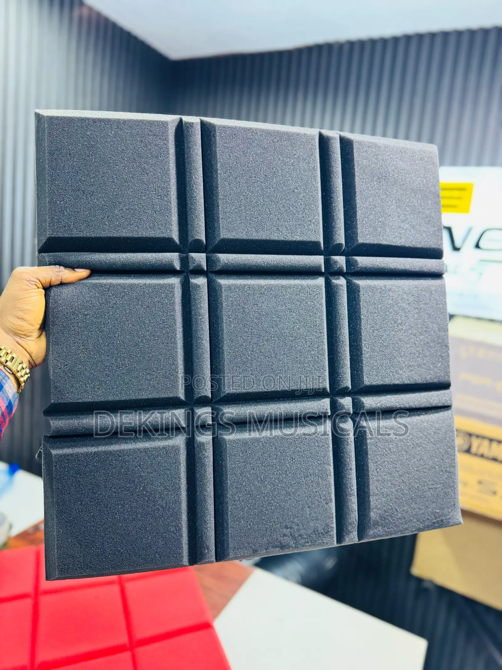 Sound Proof Panels 50x50cm High Density Acosutic Foam