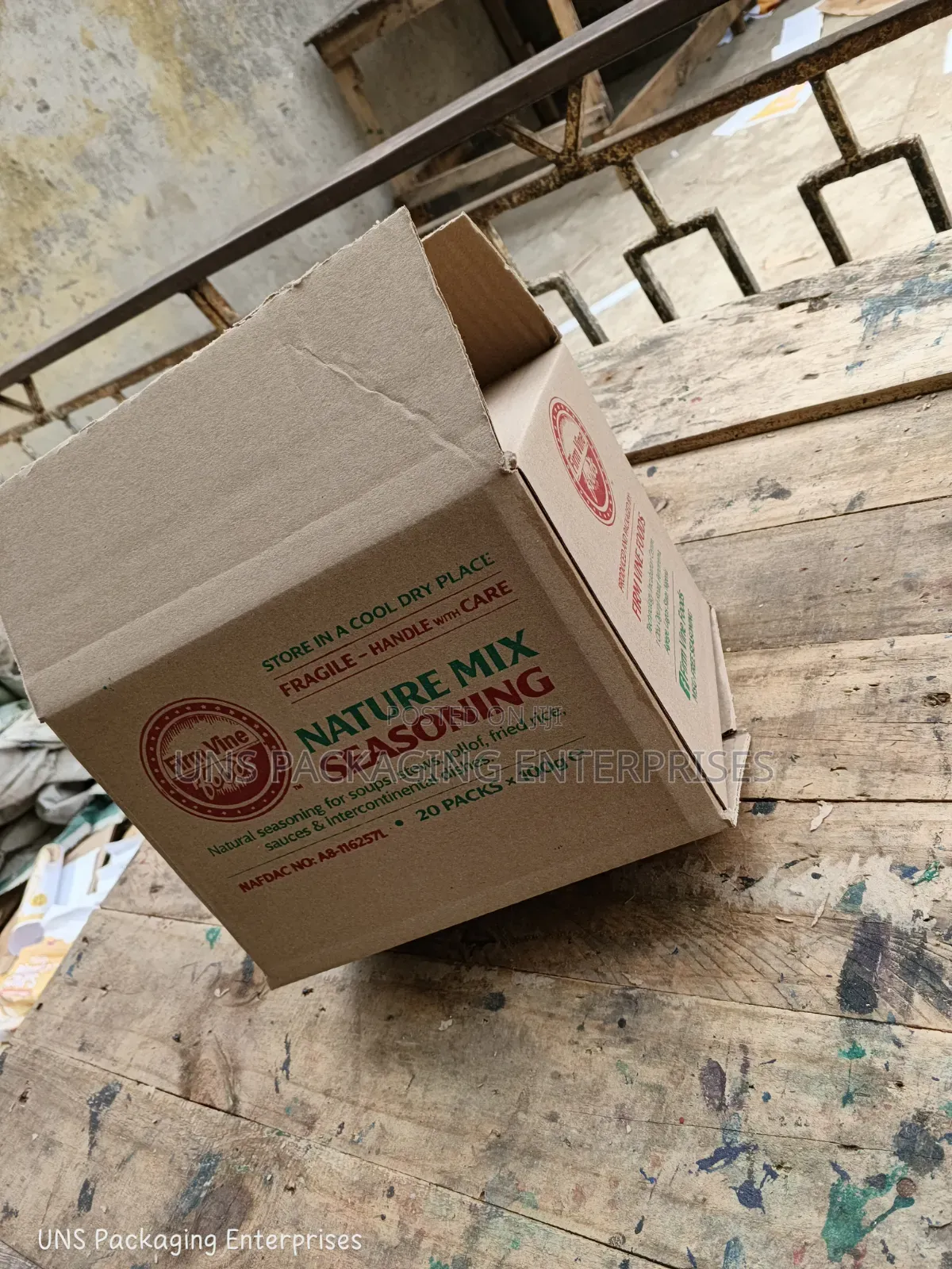 Two Color Screen Printed Carton Boxes