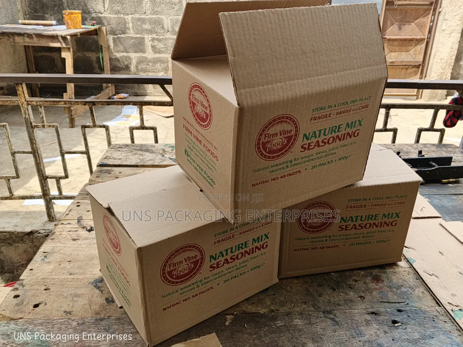 Two Color Screen Printed Carton Boxes