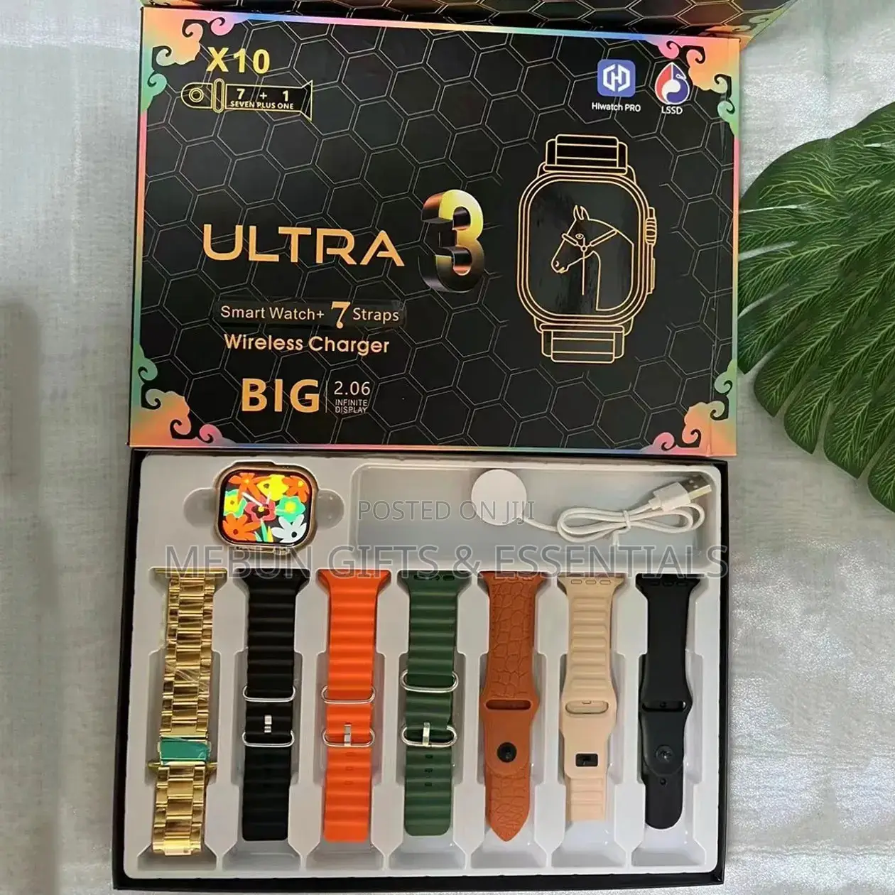7 in 1 Strap Smart Watch X10ultra