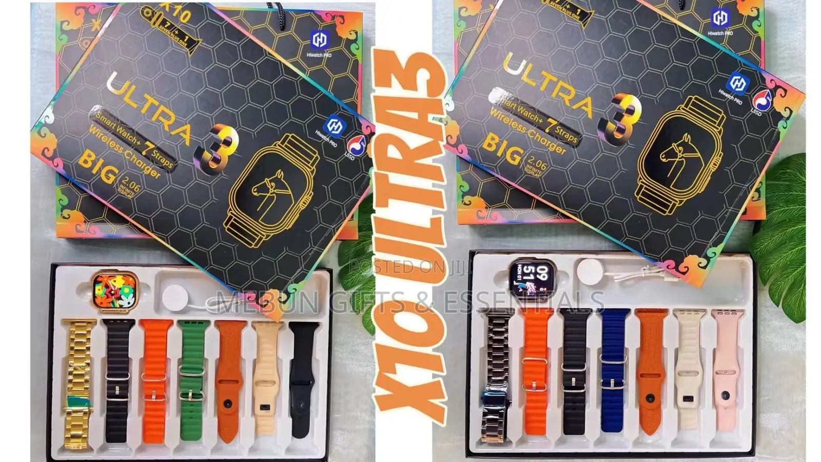 7 in 1 Strap Smart Watch X10ultra