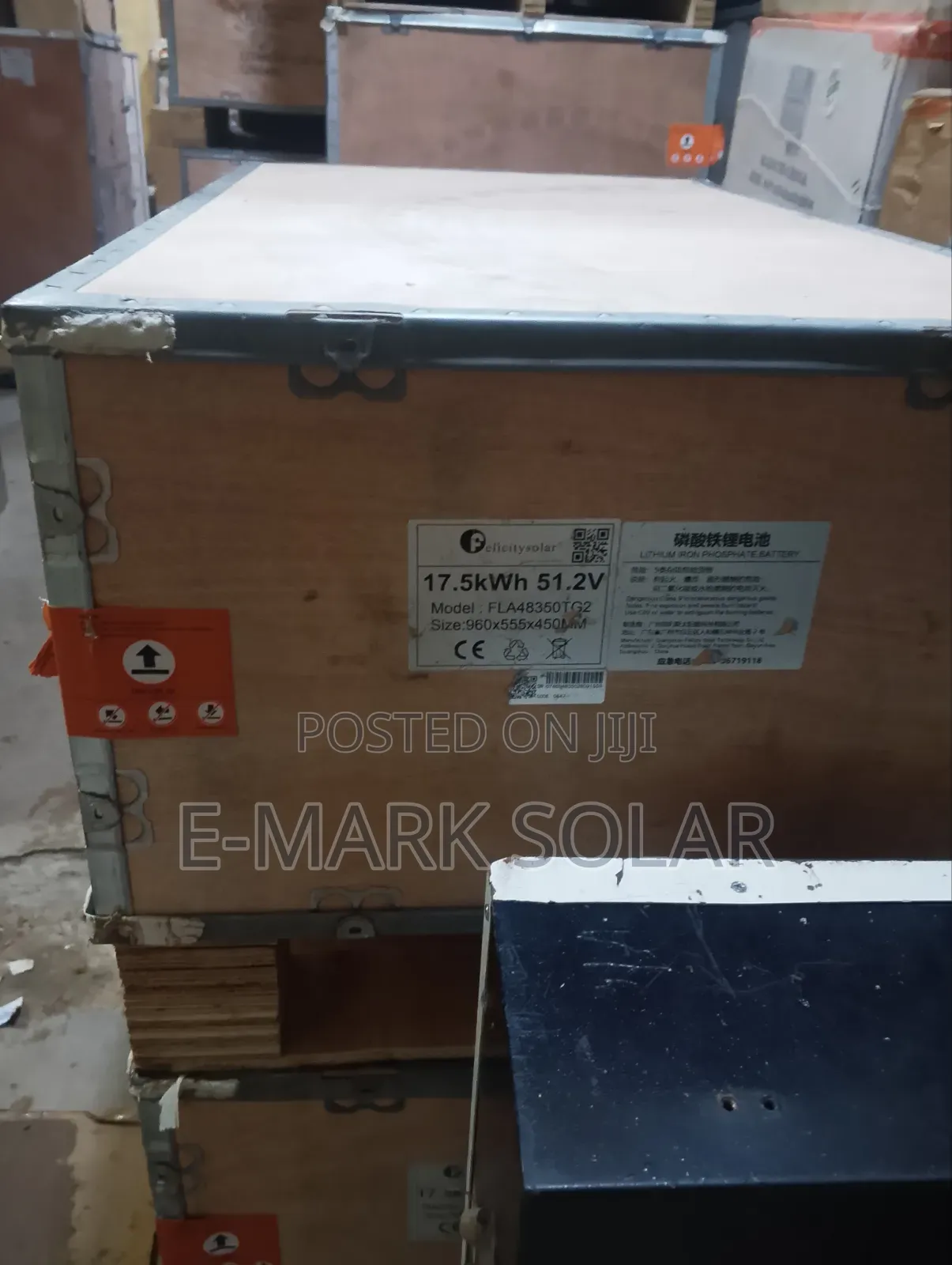 17.5kwh Fla Felicity Lithium Ion Battery (48v) – Available
