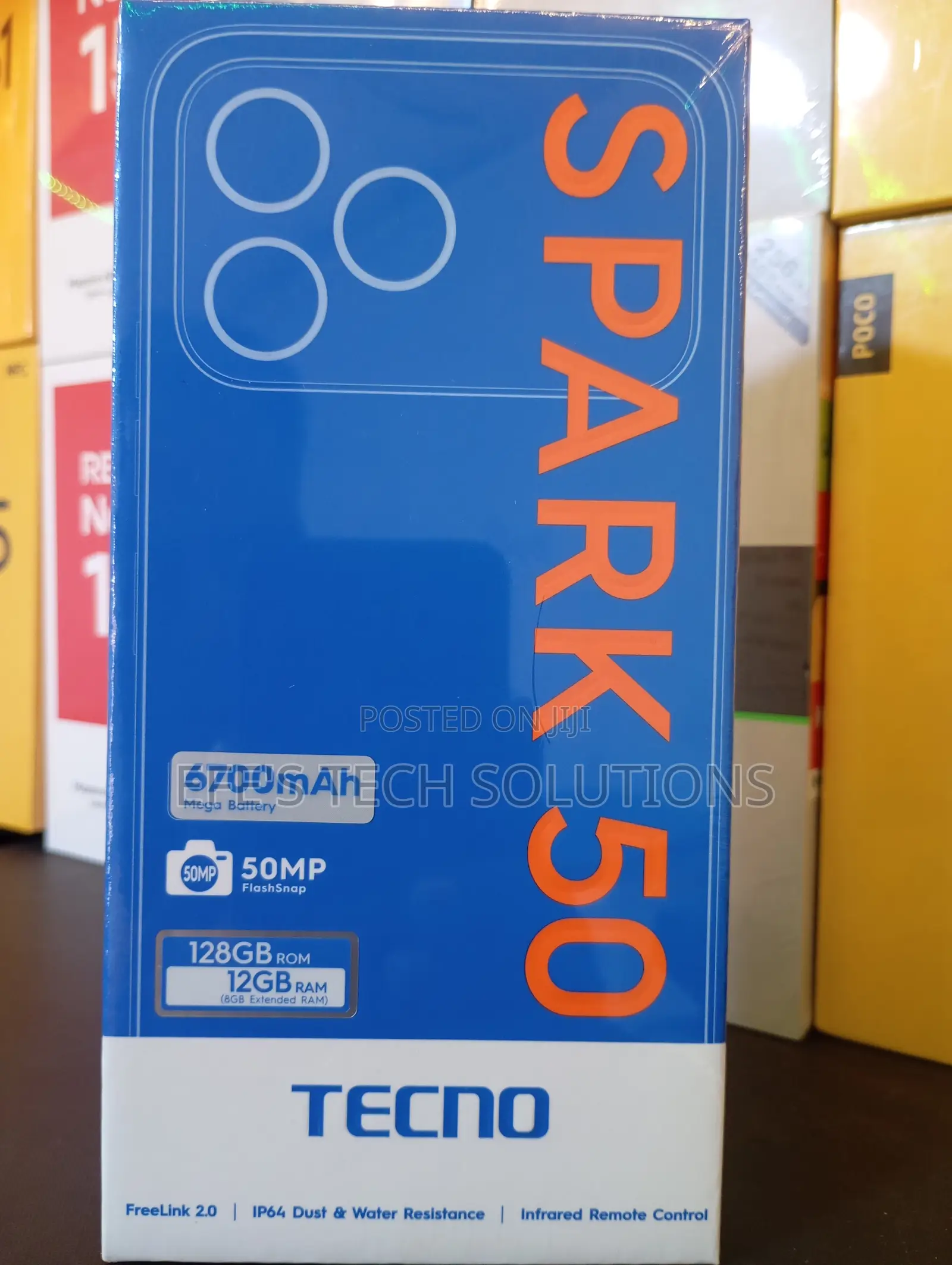New Tecno Spark 50 128 GB Black
