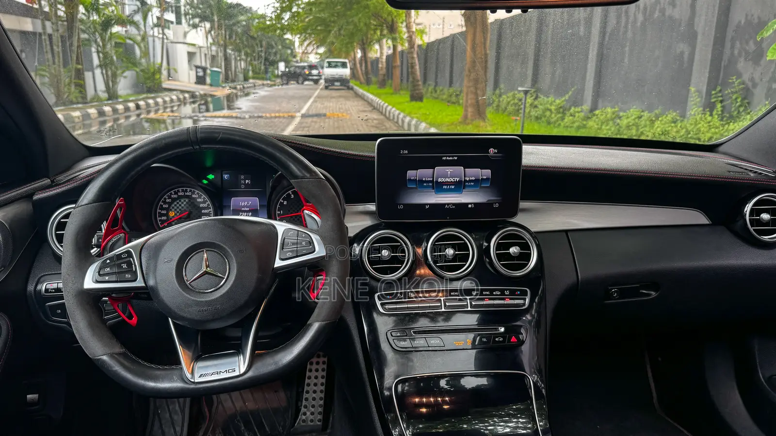 Mercedes-Benz C-Class C 450 AMG 4MATIC (W205) 2016 Blue