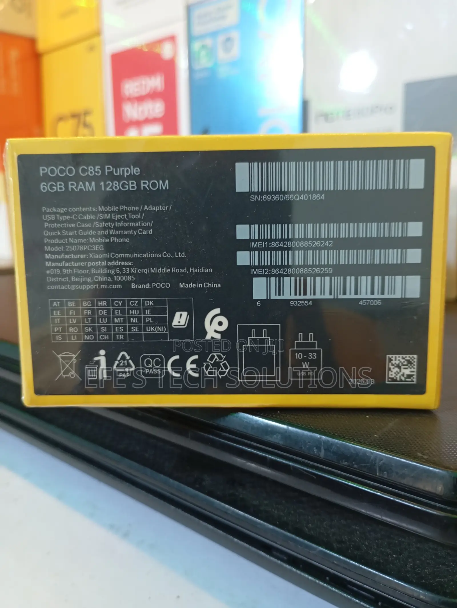 New Xiaomi Poco C85 4G 128 GB Purple