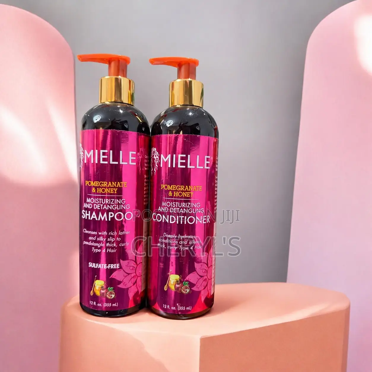 Mielle Honey Moisturizing Detangling Shampoo Conditioner.