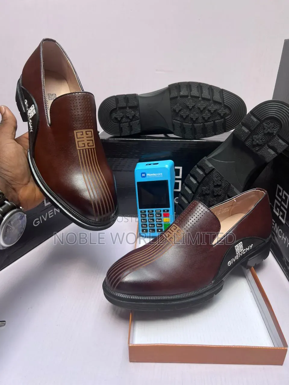 Men's Brown Givenchy Shoes Aku 7x