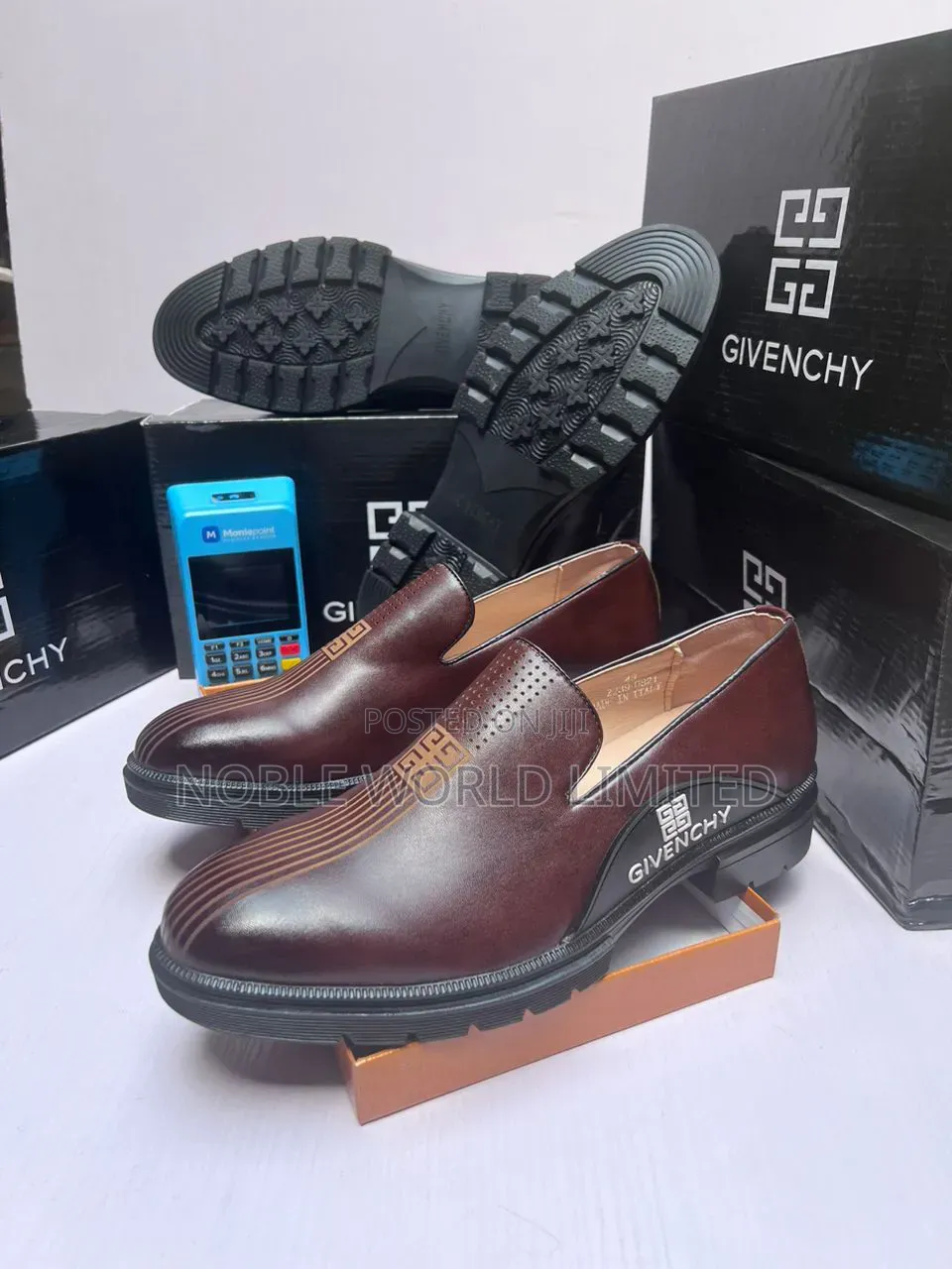 Men's Brown Givenchy Shoes Aku 7x