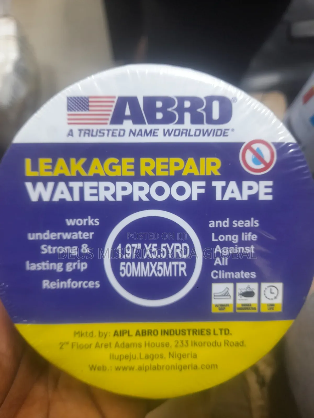 Leakage Repair, Waterproof Tape[Seals Roof Metals, Plumbing Pipes Etc]