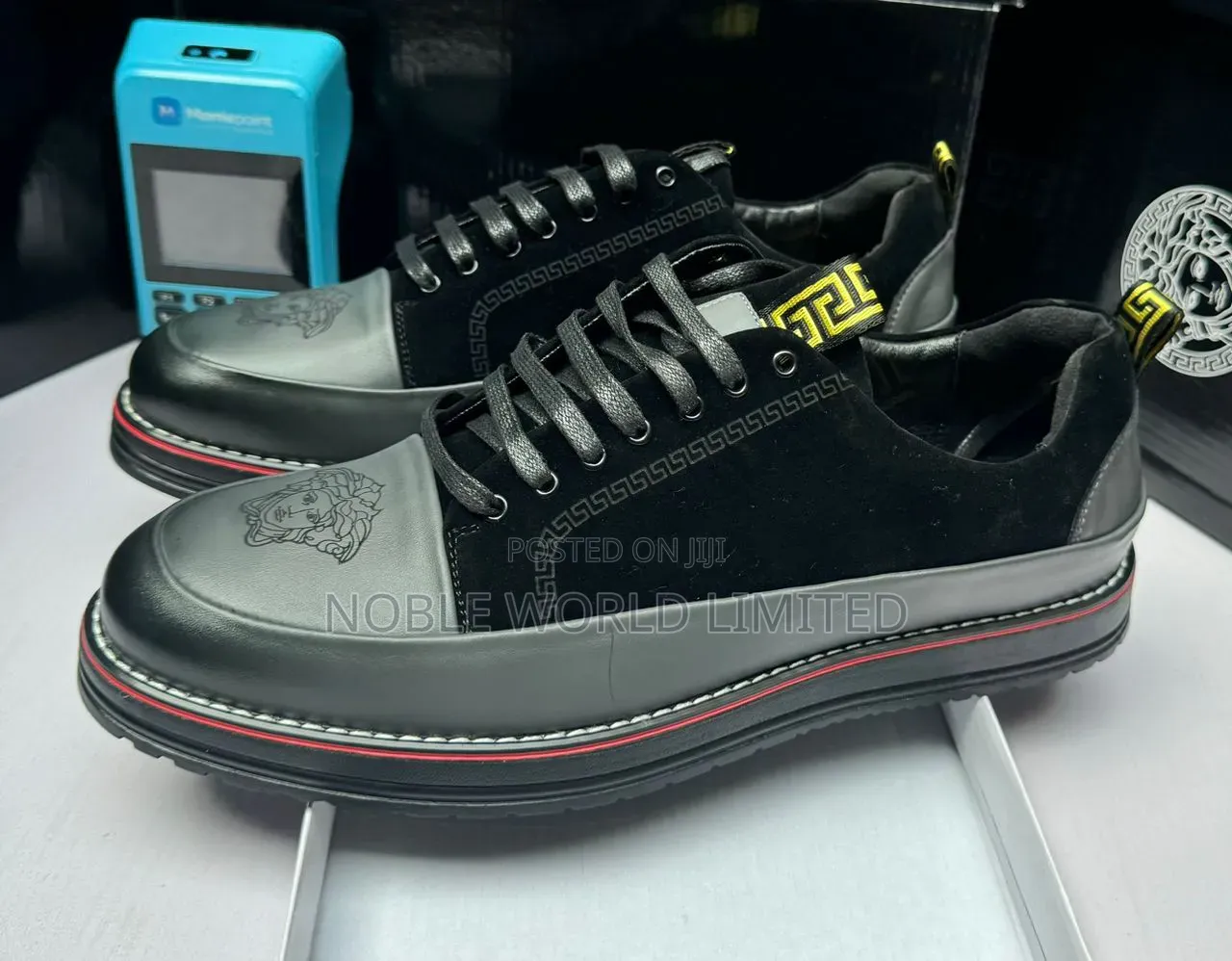 Versace Exclusive Black Shoes Aku 6g