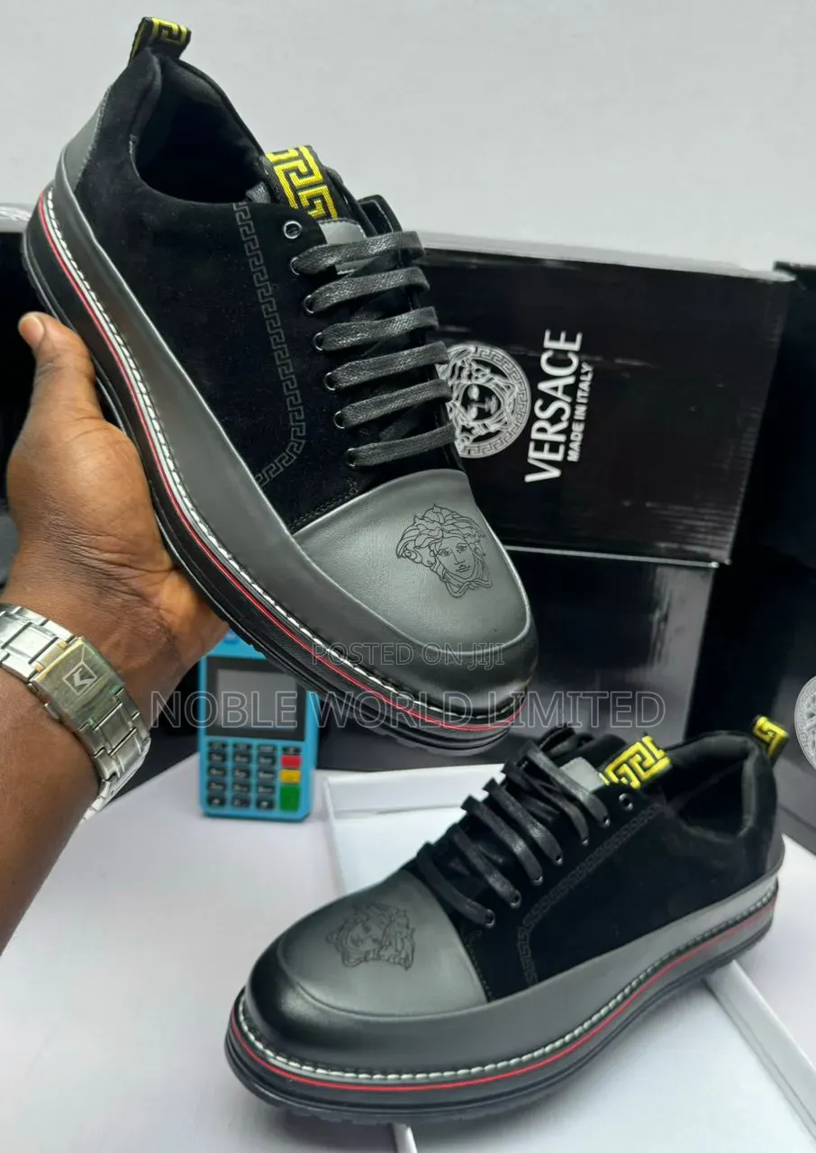 Versace Exclusive Black Shoes Aku 6g
