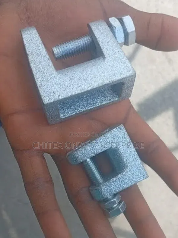 Beam Clamp (Specifically, a C-Type or Top-Beam Clamp). 8mm 10mm