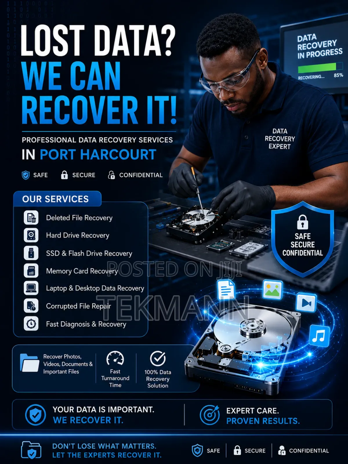 Data Recovery Service Port Harcourt | Fast File Retrieval