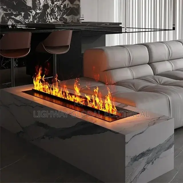 Electric Fire Place, Water Vapor 3d Flame Decor Light