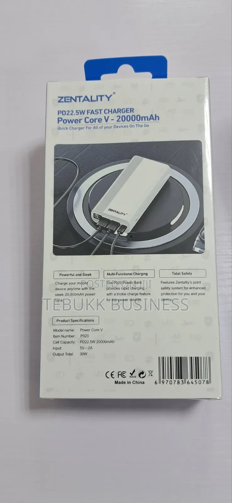 Power Bank 20000mah Pd22.5w Fast Charger