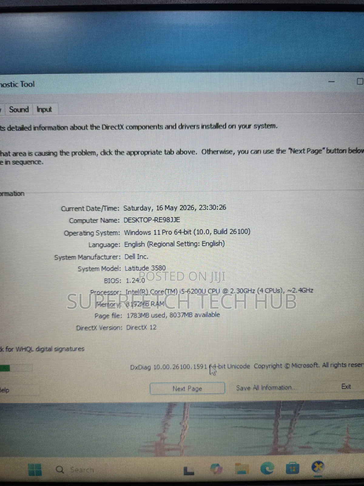 Laptop Dell Latitude 3580 8GB Intel Core i5 SSD 256GB