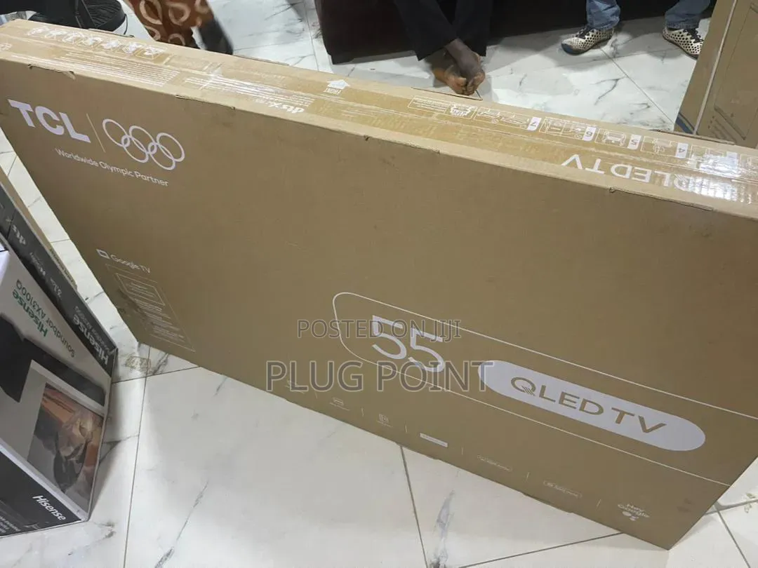 TCL 55” Qled Smart Tv With Stunning Display