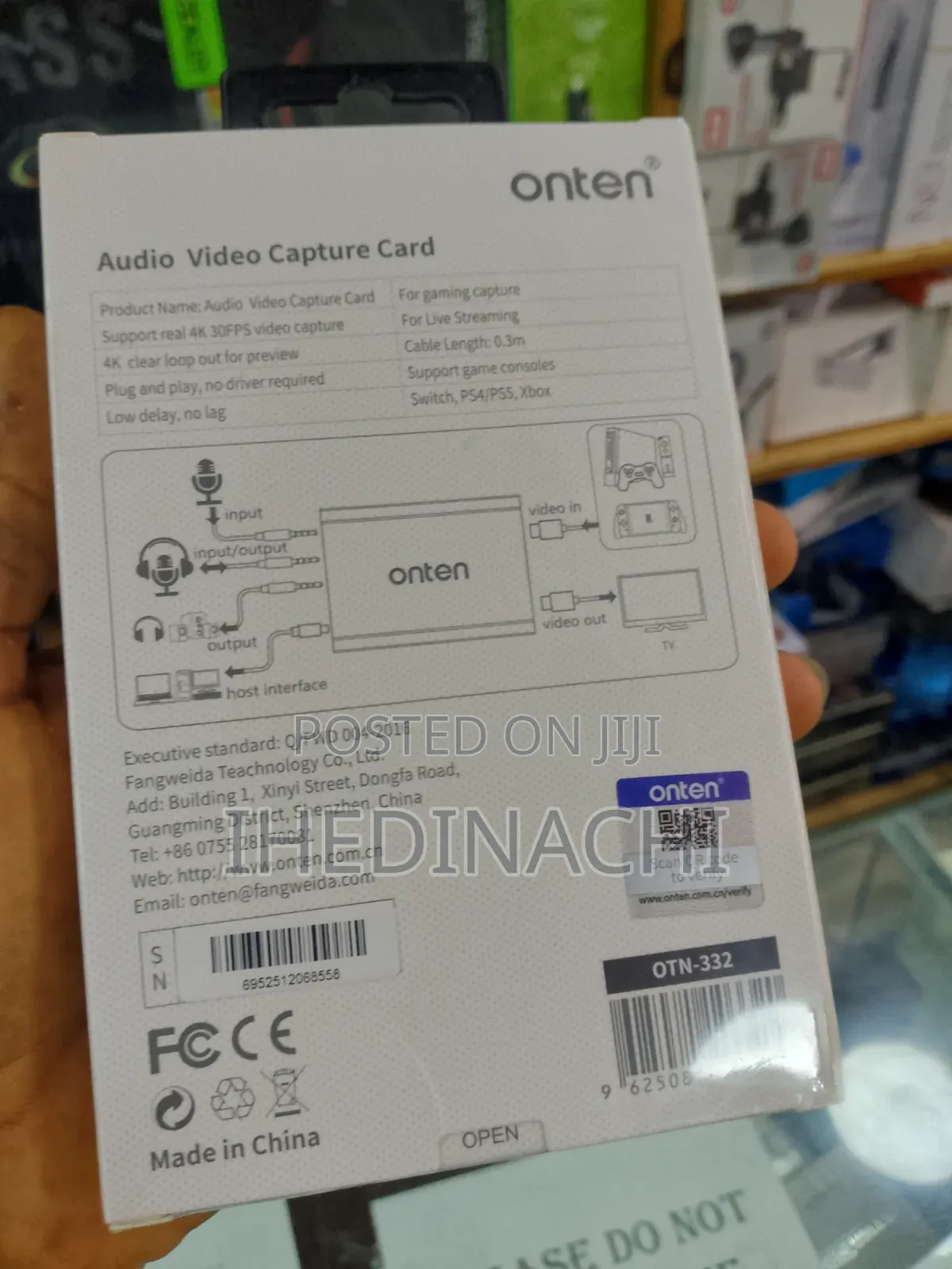 Ontel Hdmi Audio Video Capture Card