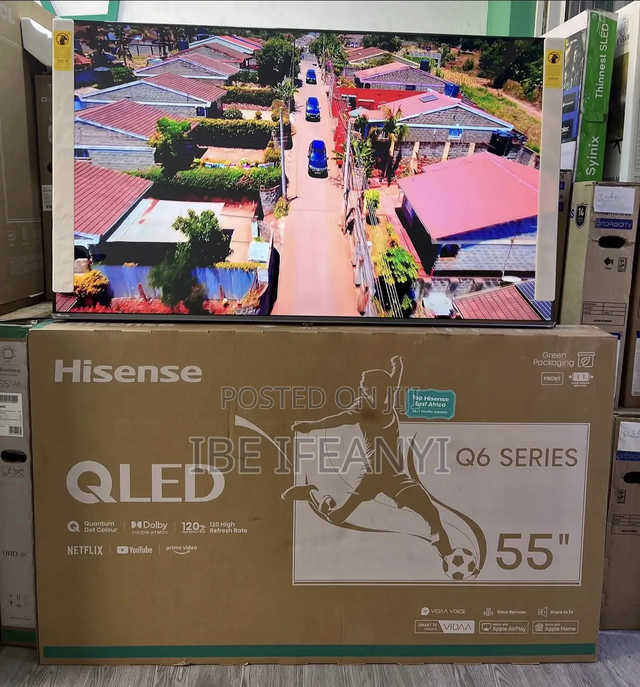 Hisense TV 55 Inch A6q Uhd Smart