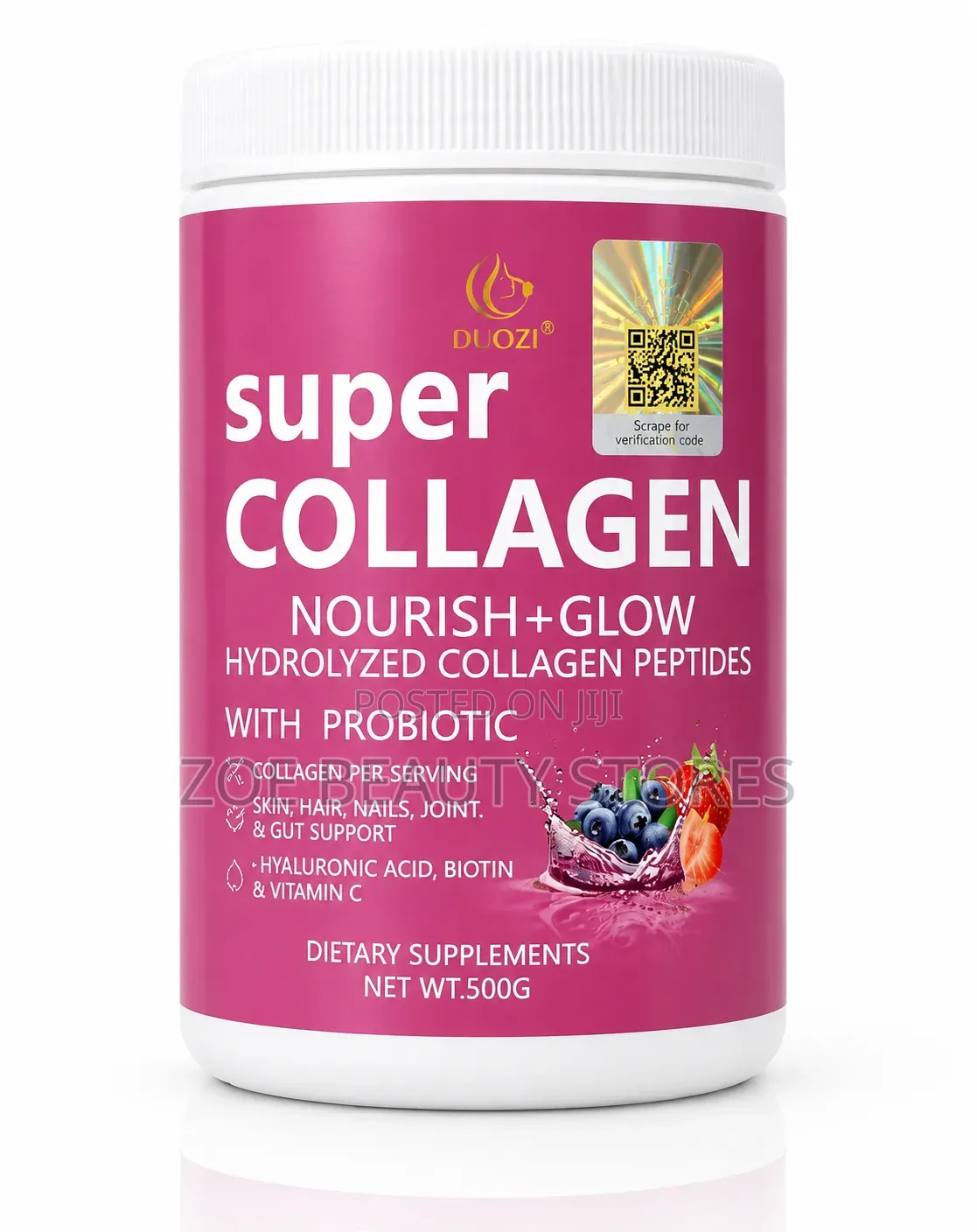 Duozi Super Collagen Nourish + Glow Hydrolyzed Collagen Peptides