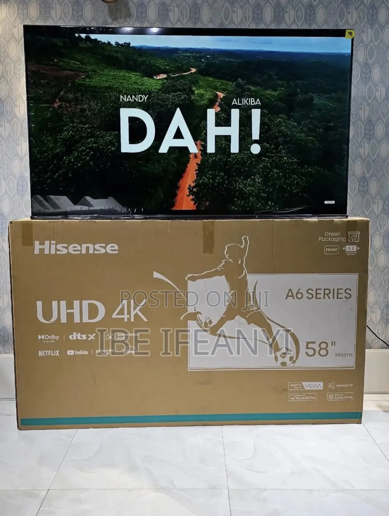 Hisense Tv Uhd 58 Inch A6n Smart
