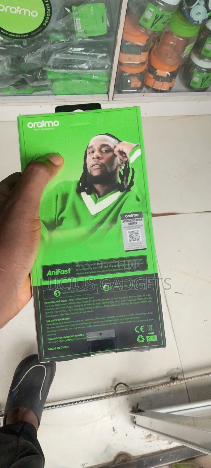 Oraimo Powerbank 40,000mah Powerbus