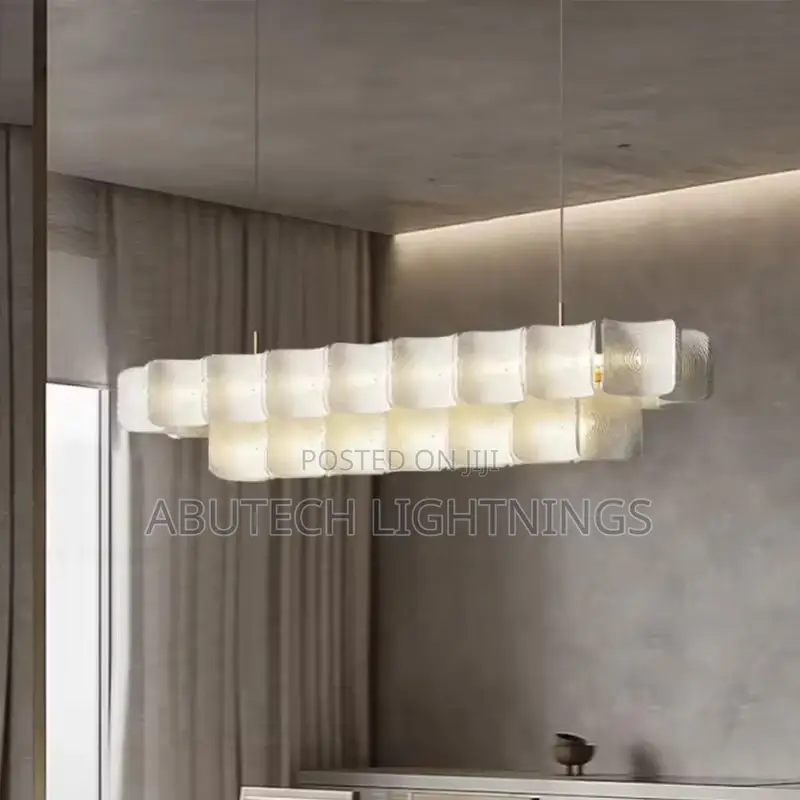 L 1200mm Acrylic Dinning Chandelier