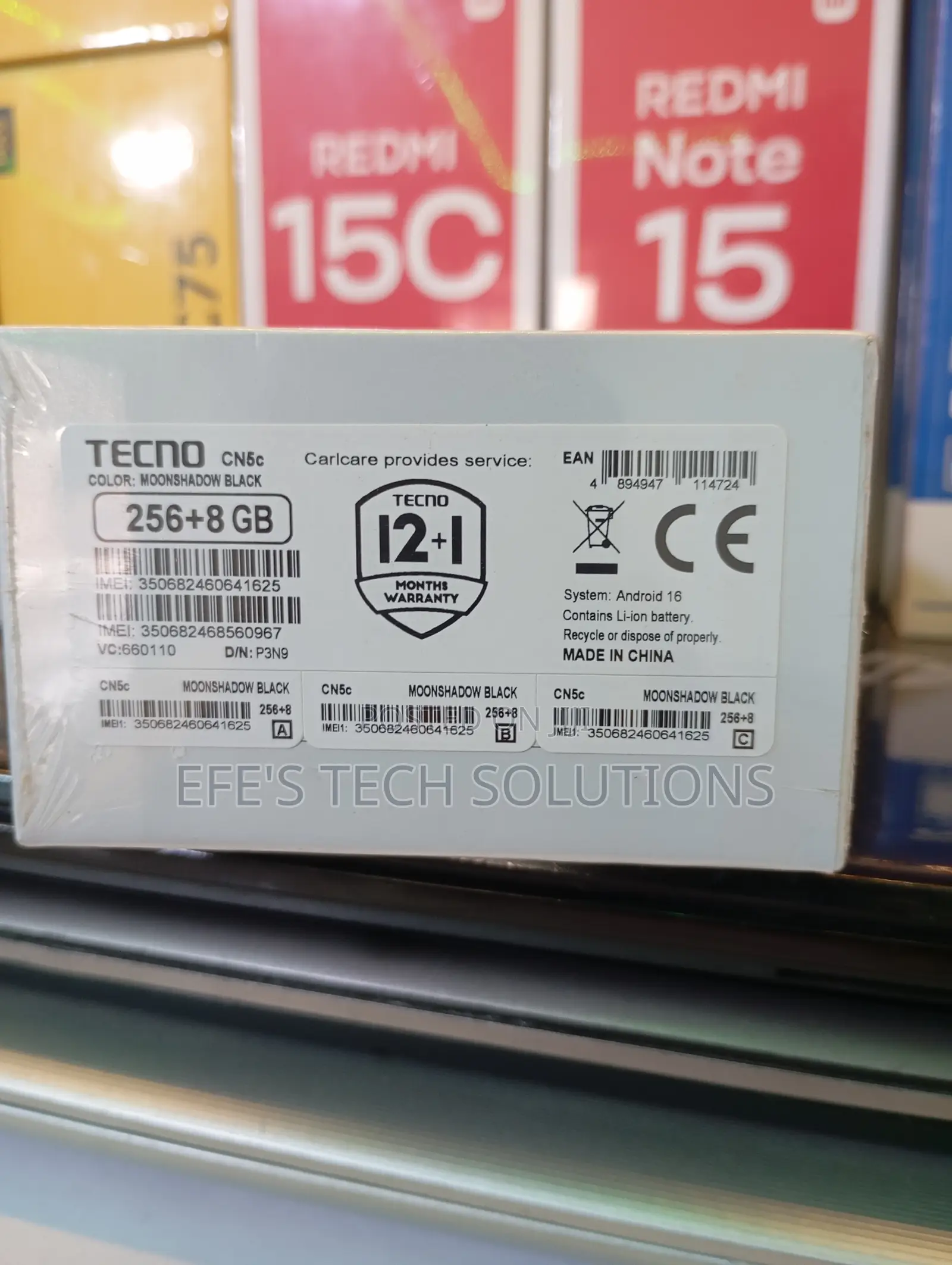 New Tecno Camon 50 Pro 256 GB Black
