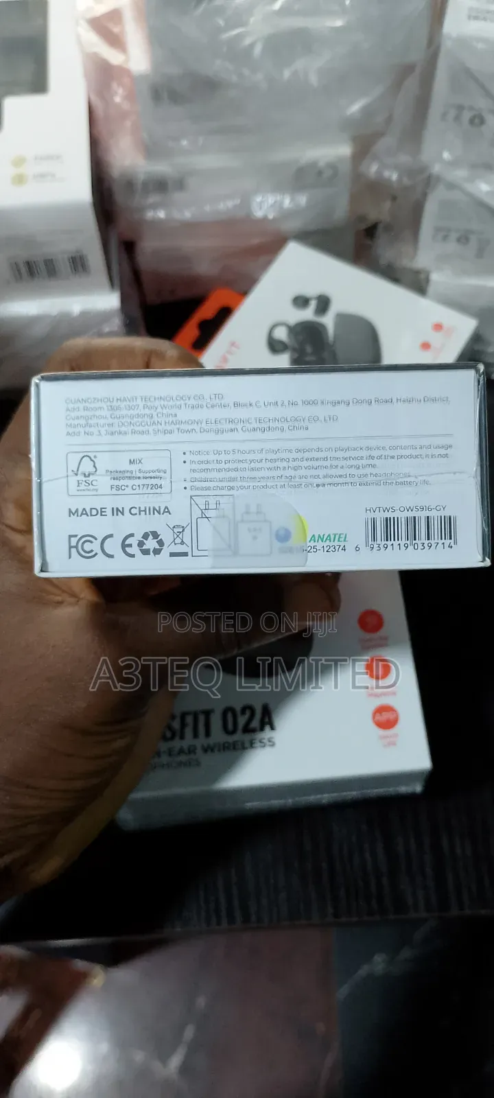 Havit Open-ear Wireless Headphones, Openbude, 02a