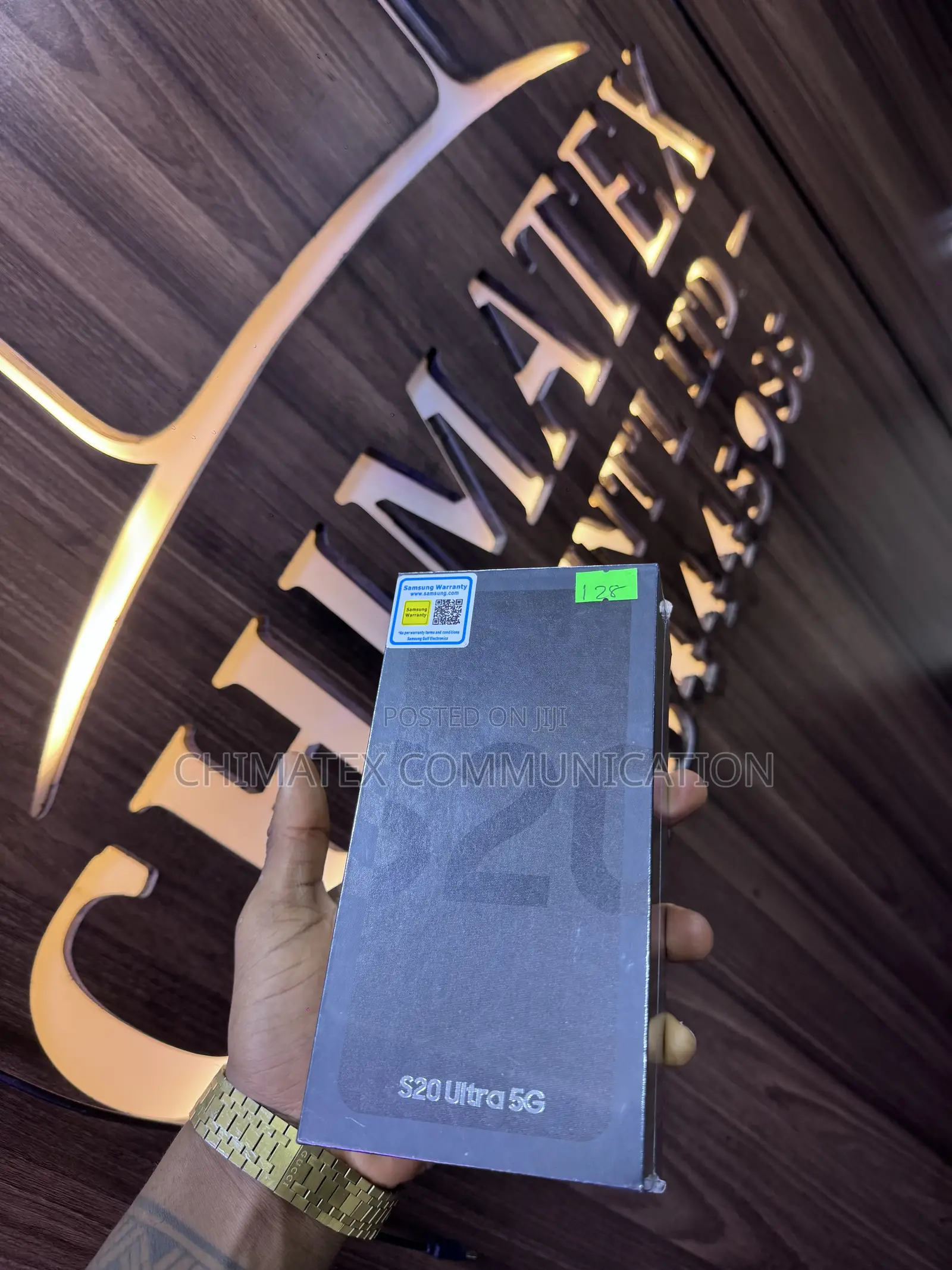 New Samsung Galaxy S20 Ultra 5G 256 GB Black