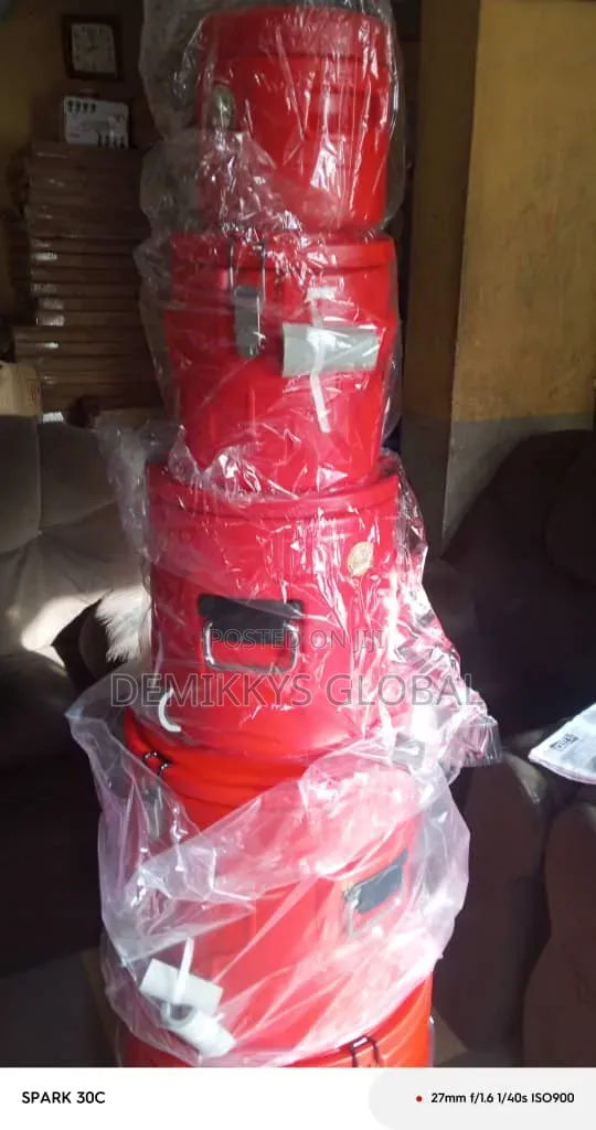Strong Cooler Box 5 Piece Set 5l-10l-30l-50l-70l Round Cooler