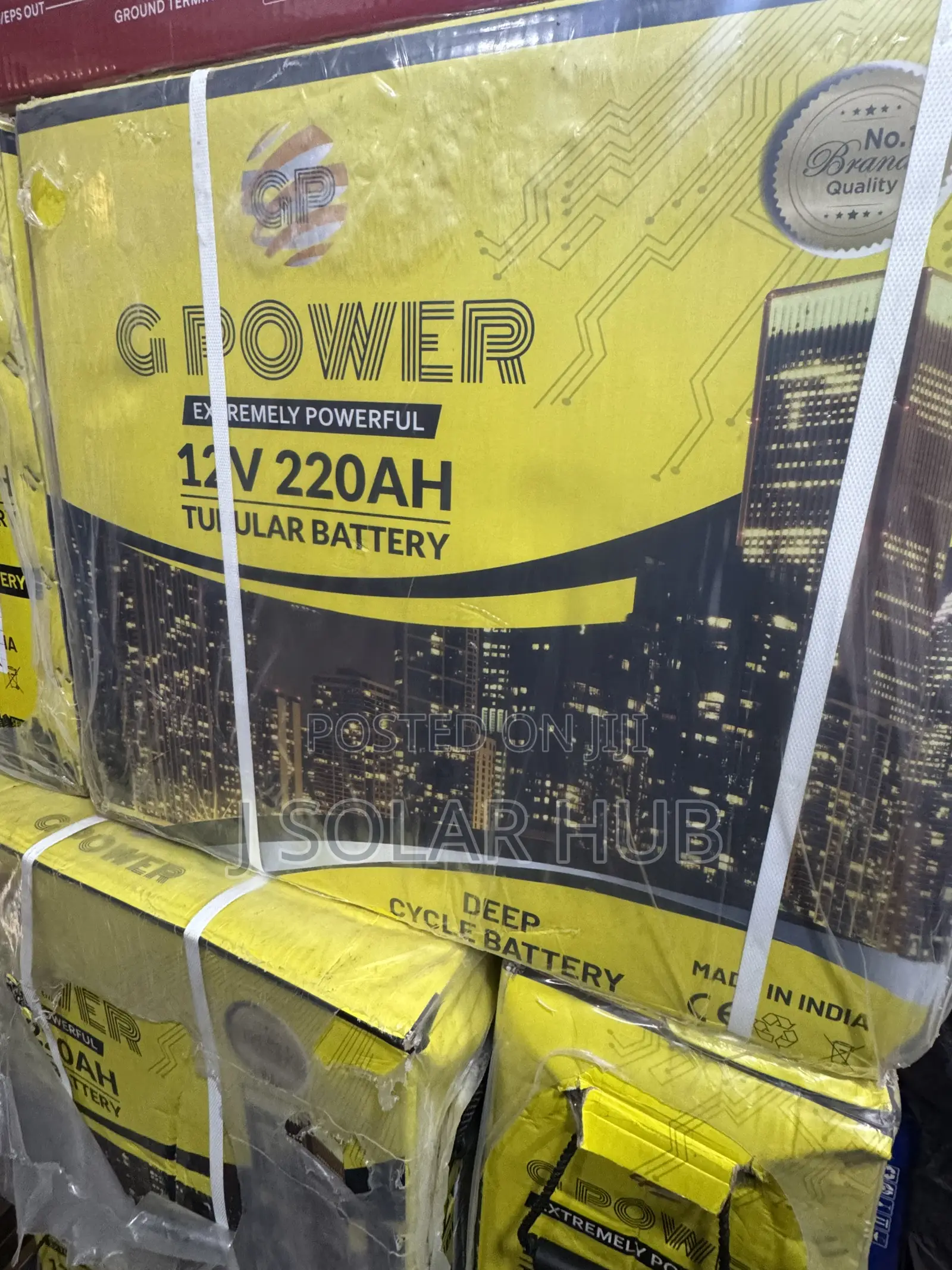 Gpower 220ah 12v Tubular Battery