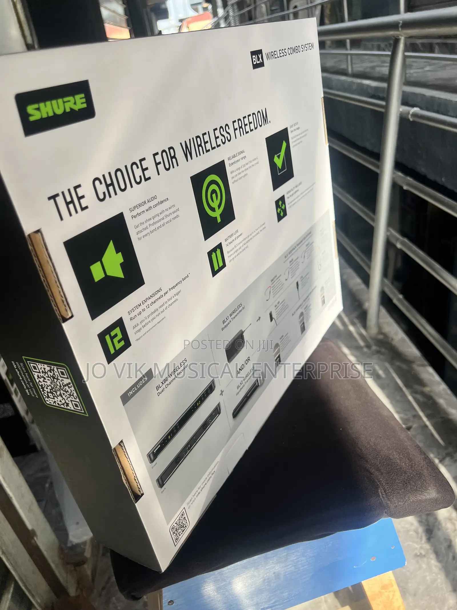 Shure BLX Wireless " Combo System Sm 58