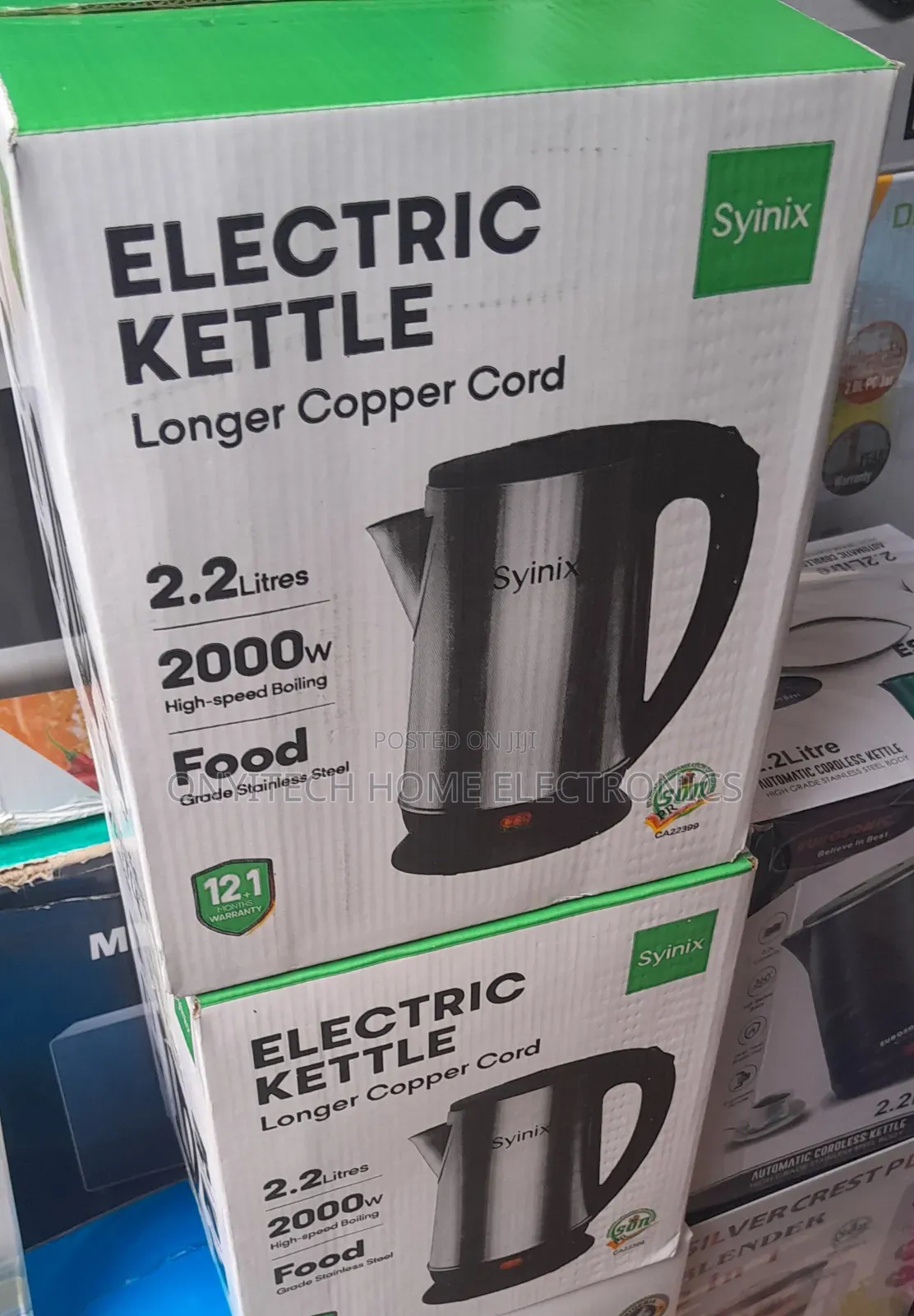 Syinix Electric Kettle [2.2l] Ske22u1