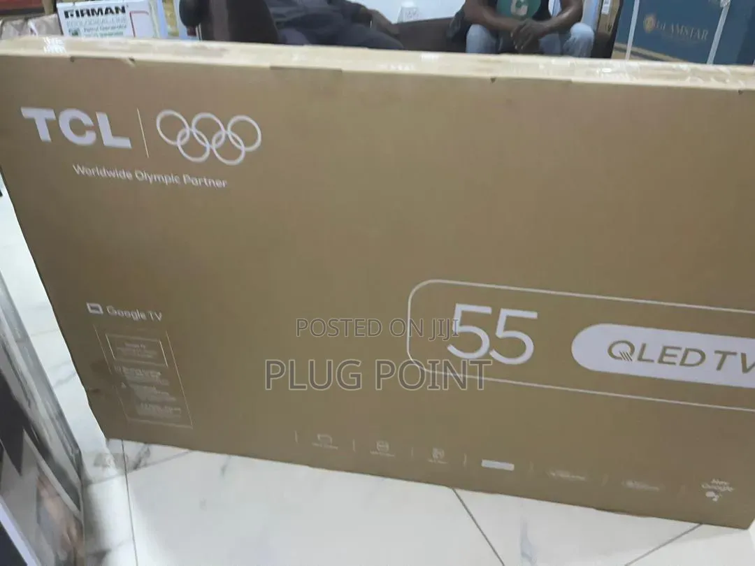 TCL 55” Qled Tv With Dolby Vision and HDR